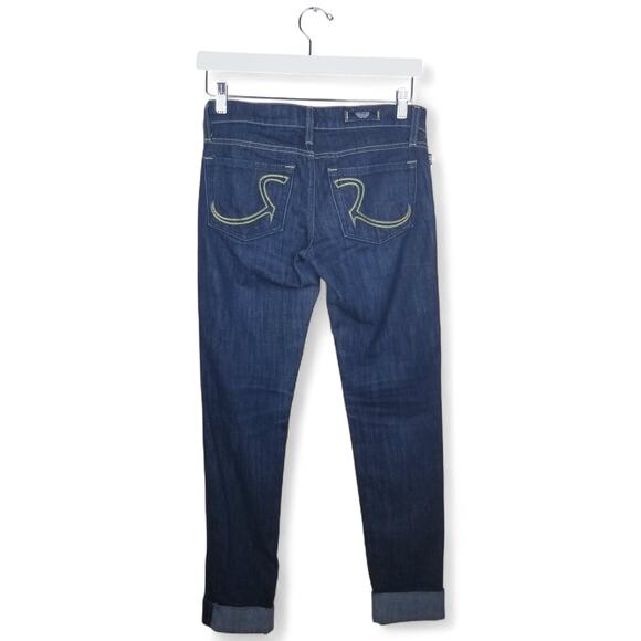 ROCK & REPUBLIC Berlin Skinny Low Rise Jeans Style BER0250 in GROVE - Size 24 - Picture 3 of 10